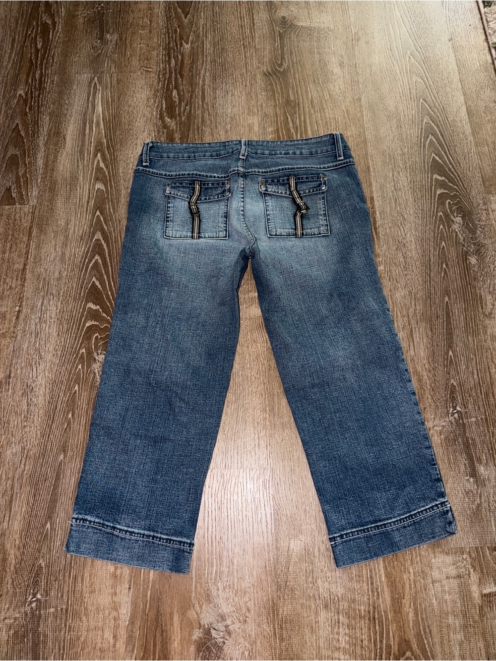 Vintage Y2K Low Rise Capri Denim Jeans